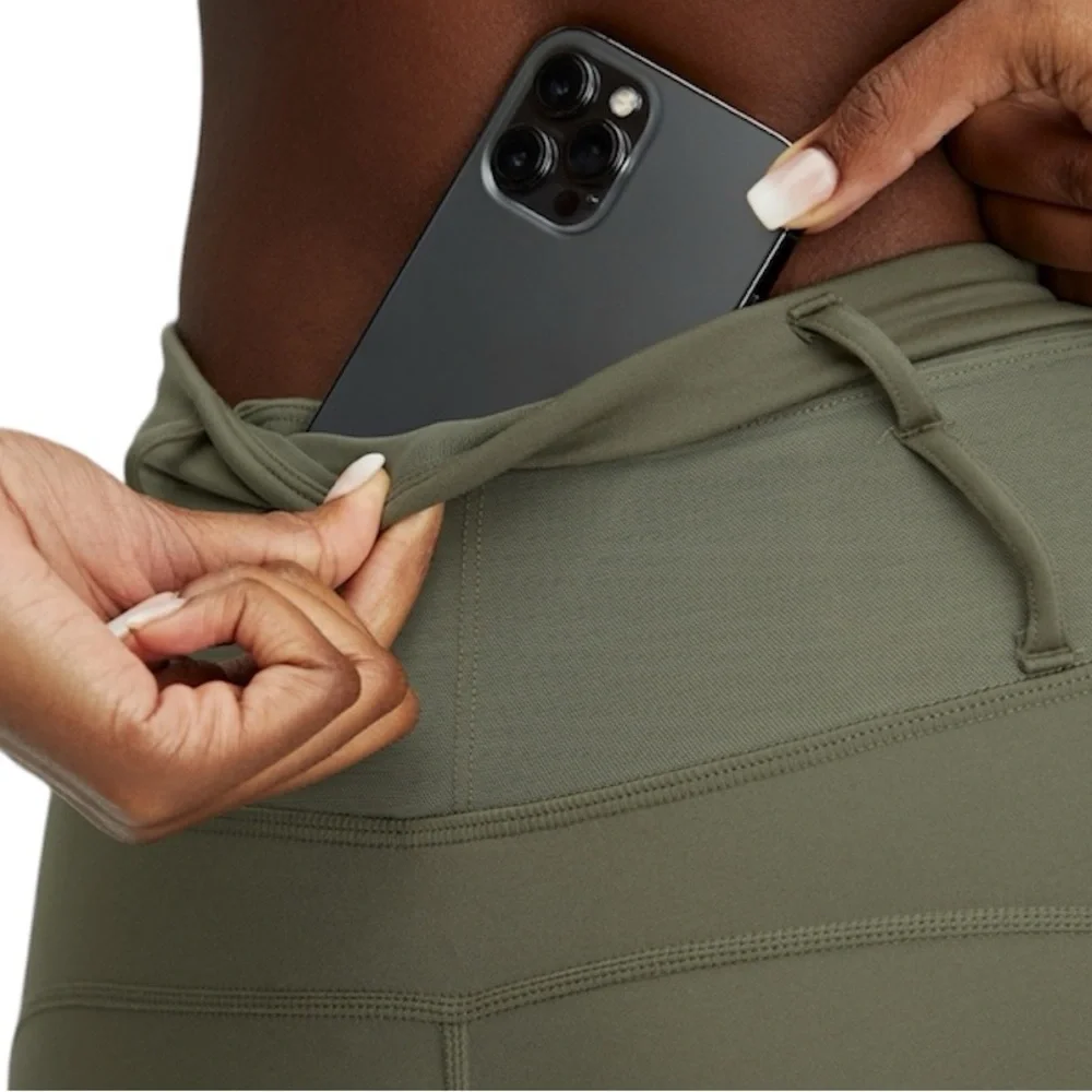 Motion365 by Fabletics‎ Utility Slate Green 7/8 Leggings Size: Small NWOT